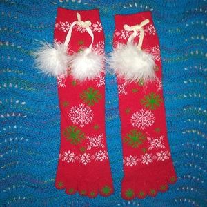 Christmas toe socks OS